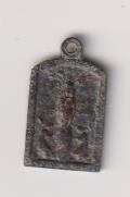 Virgen del pilar. medalla (AE 17 mms.) R/ corazón de jesús