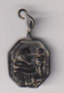 San antonio de padua. medalla (AE 18 mms.) r/ San francisco de Asís. Siglo XVII-XVIII