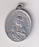 Sagrado Corazón de Jesús. Medalla (AL 30 mms.) R/María auxiliadora.