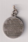 Santo (S. Francisco ?) Bendiciendo a un monje arrodillado. (Plata 21 mms. 3,50 gr.) R/Ley en Español: El Señor te bendiga y te guarde