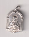 Virgen del Carmen (Plata 22 mm, 2, 50 gr.) R/Corazón de Jesús. Siglo XIX-XX