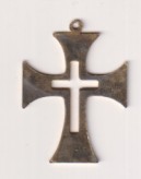 Cruz (metal dorado 34 mm.)