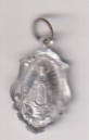 Virgen María de Santa Cruz. R/ Sta. Cruz Esposa. Conquezuela 1926. Medalla AL 21 Mm. Conserva Brillo original