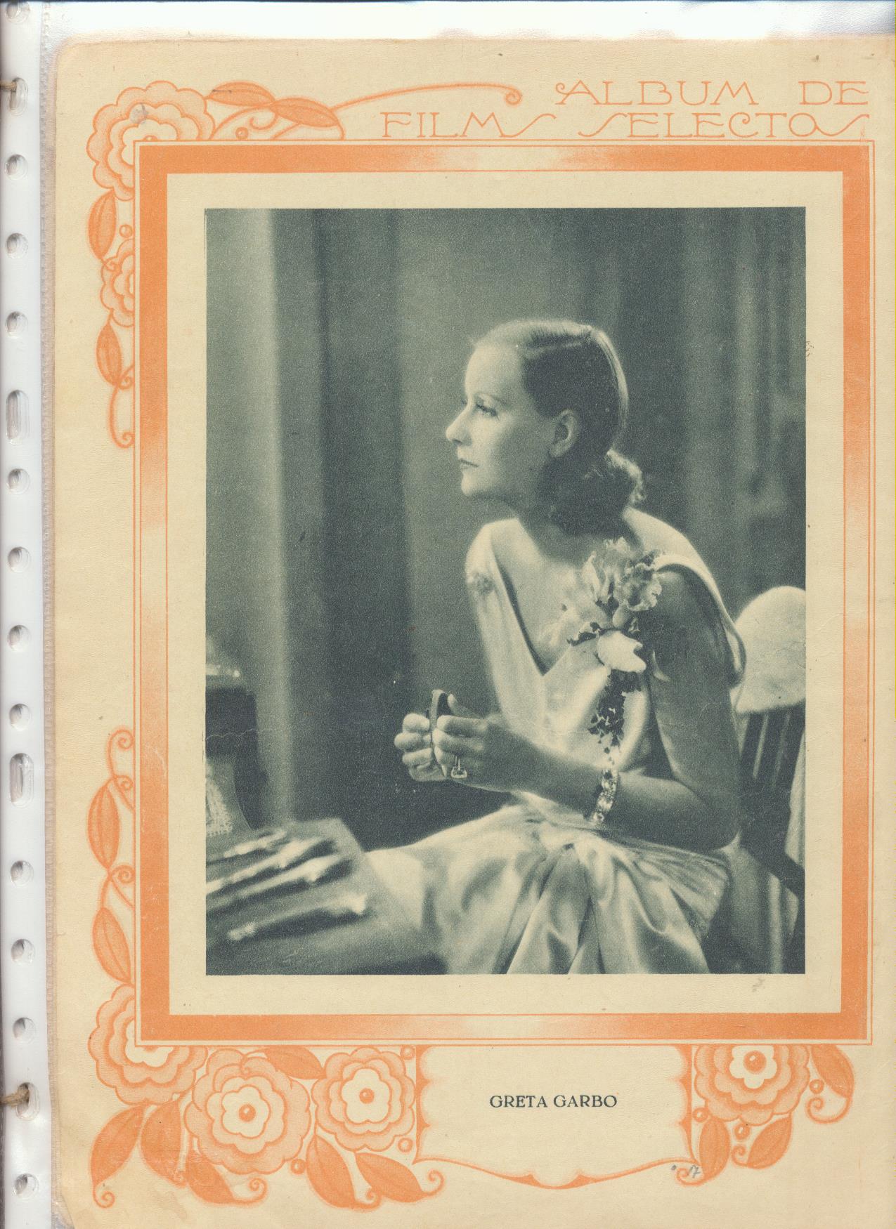 Films Selectos. Álbum con 86 hojas Álbum Films Selectos (30x21) Con 172 láminas de Artistas del cine. Años 1931-33