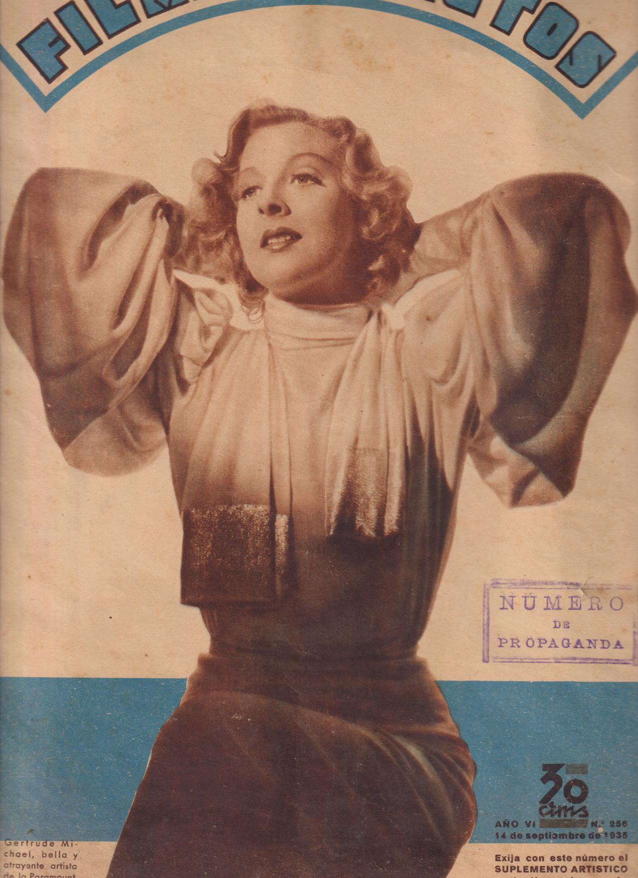 Films Selectos nº 256. Septiembre de 1936