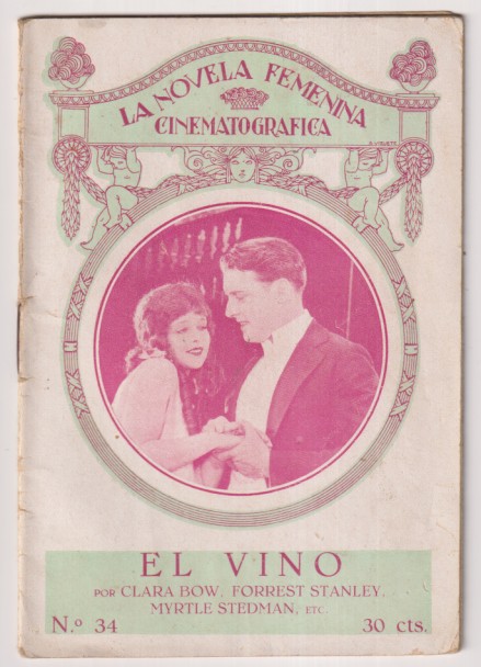 La novela femenina cinematográfica nº 34. El Vino. 32 páginas con fotos de la película