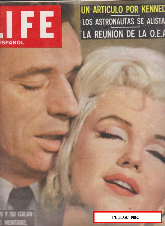 Life en Español. 19 de Septiembre de 1960. Marilyn y su Galán