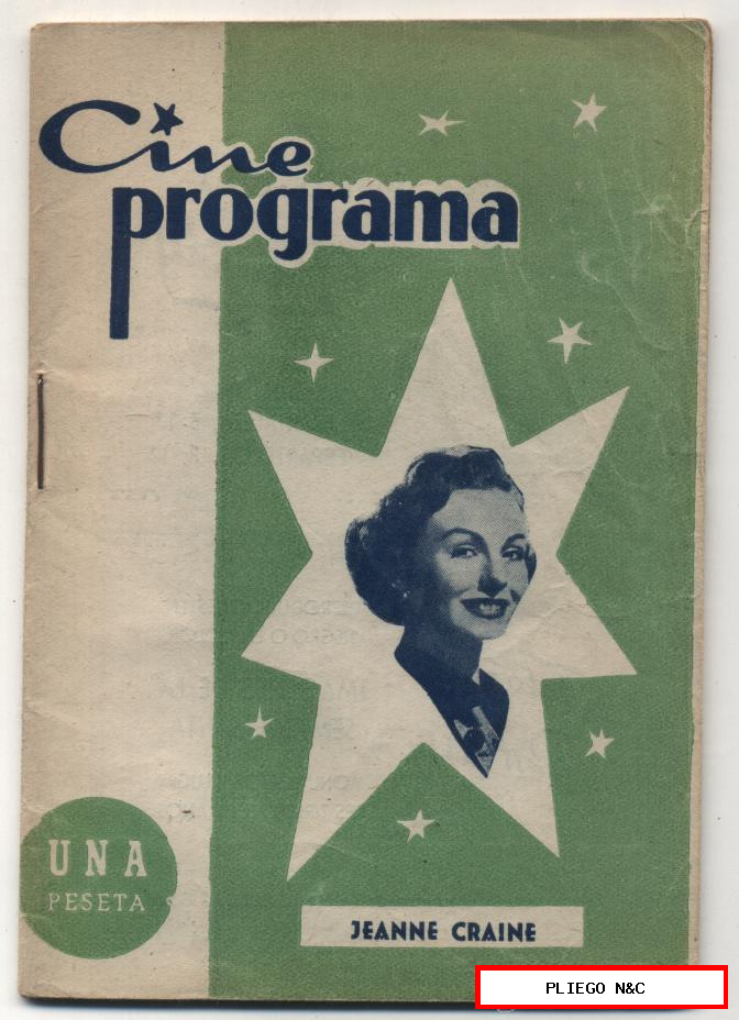 Cine Programa nº 43. Año 1957