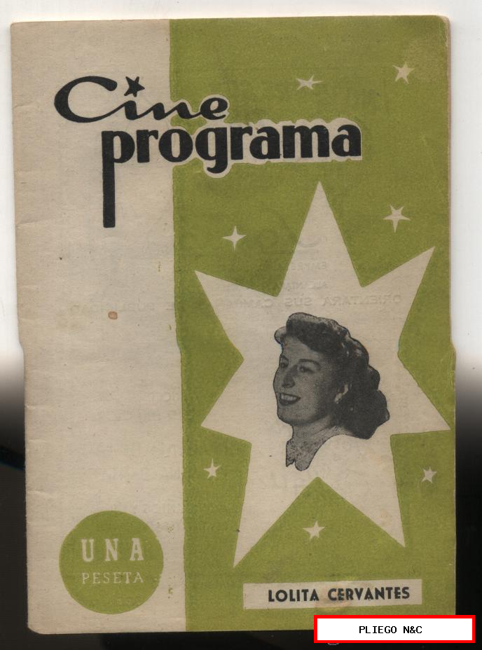 Cine Programa nº 47. Año 1957