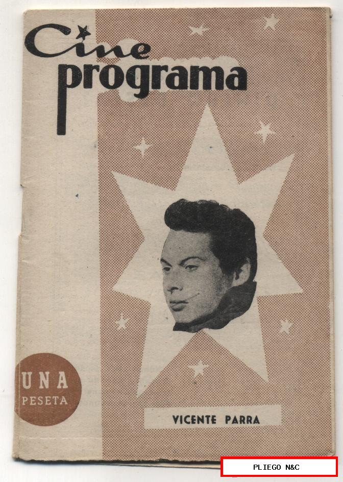 Cine Programa nº 60. Año 1957