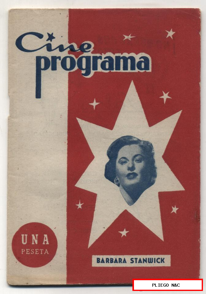 Cine Programa nº 46. Año 1957