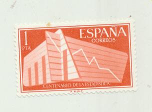 Edifil 1198. Estadística Española. Nuevo con goma y sin charnela