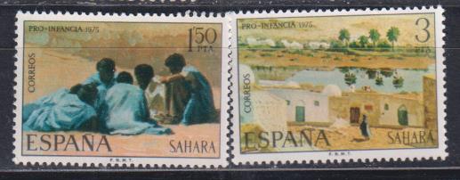 Sahara 1975. Serie Completa. Edifil 320-21