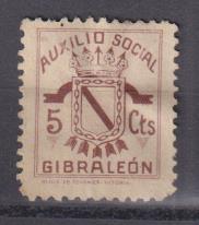 Auxilio Social. Gibraleón, 5 Cts. Fournier, Vitoria.