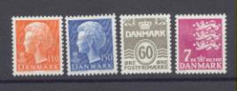 Dinamarca 1978. Yvert 657-60 **