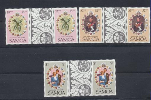Samoa 1981. Boda Real Príncipe Carlos y Lady Diana. 2. Nuevos **