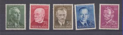 Holanda 1954. Personajes. 618-22. Sellos nuevos sin goma