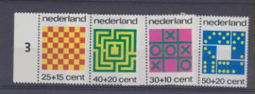 Holanda. Juegos Infantiles. Yvert 990-93 **