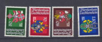 Liechtenstein. Yvert 707-10 **