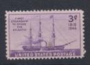 Estados Unidos. 3 Cents. 1819-1944 Primer vapor en cruzar el Atlántico **