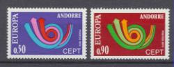 Andorra Francesa. Serie Europa 1981. Yvert 440-41 **