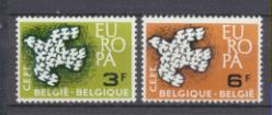 Bélgica Serie Europa 1961. Yvert 1193-94 **