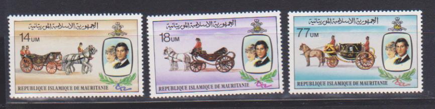 Mauritania 1981. Boda Real. Serie **