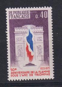 1973. Francia. Aniversario de la llama del Arco del Triunfo. Serie Completa. 1977**