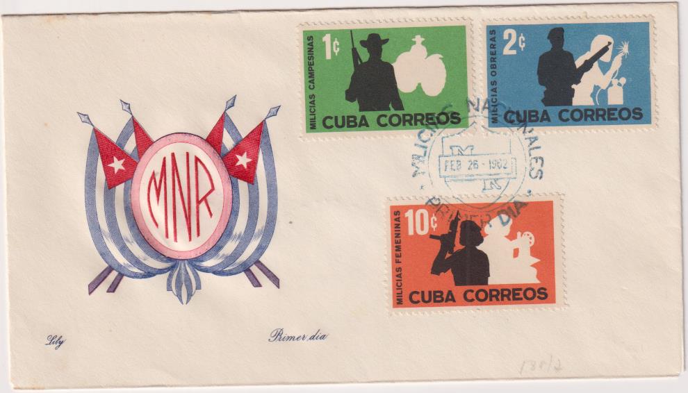 Cuba. Sobre Primer Día. 26 Feb. 1962