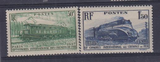 1937. Francia. Serie Completa Yvert 339-40 **