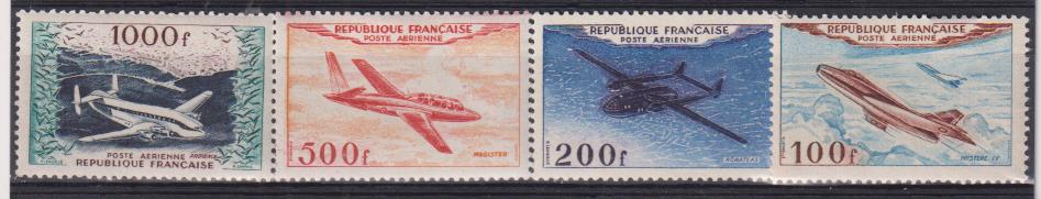 1954. Francia Aéreos nº 30-33 **