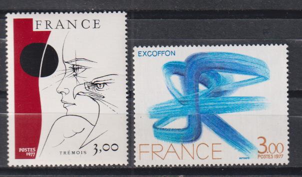 1977. Francia. Yvert 1950-1**