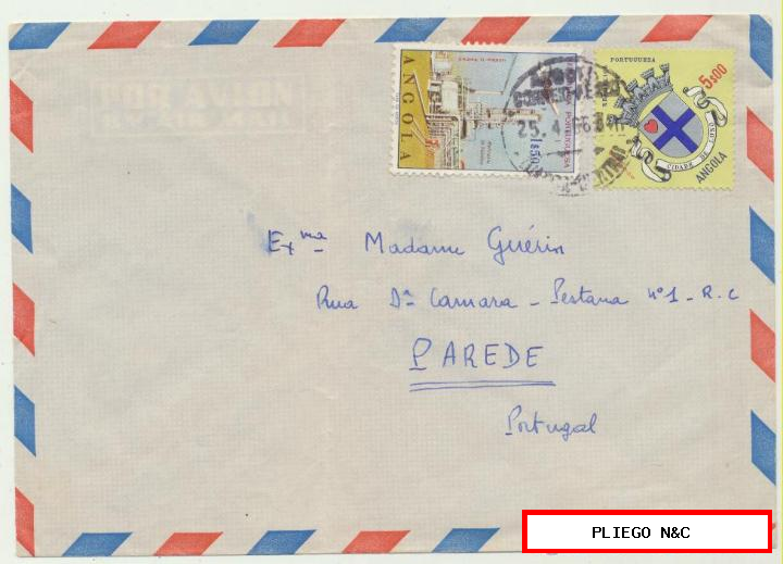 Carta de Angola a Parede (Portugal) Del 25-4-1966