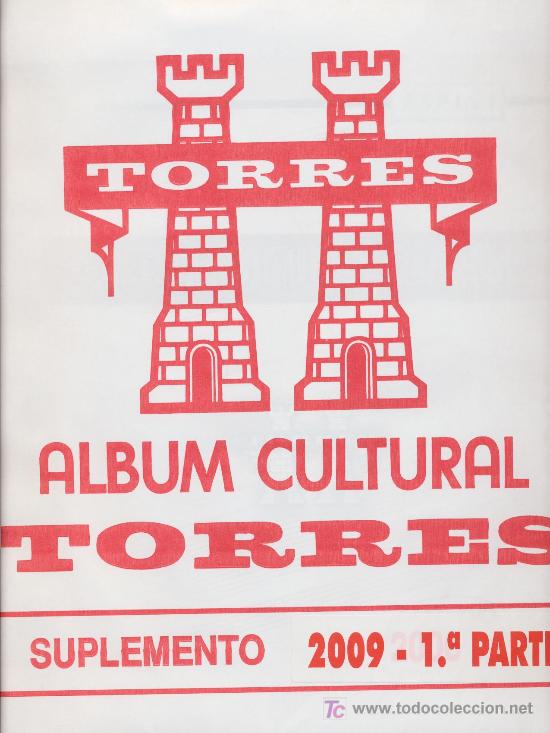 Suplemento de hojas para sellos 2009 (1ª parte) Torres. Sin montar