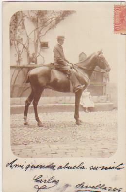 Foto-Postal. Franqueada y fechada en Sevilla el 26-5 de 1902