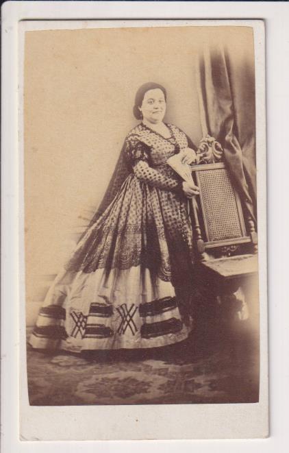 Fotografía (10,5x6) Albúmina. J. Pelli. Lombardos, 1. Sevilla Siglo XIX