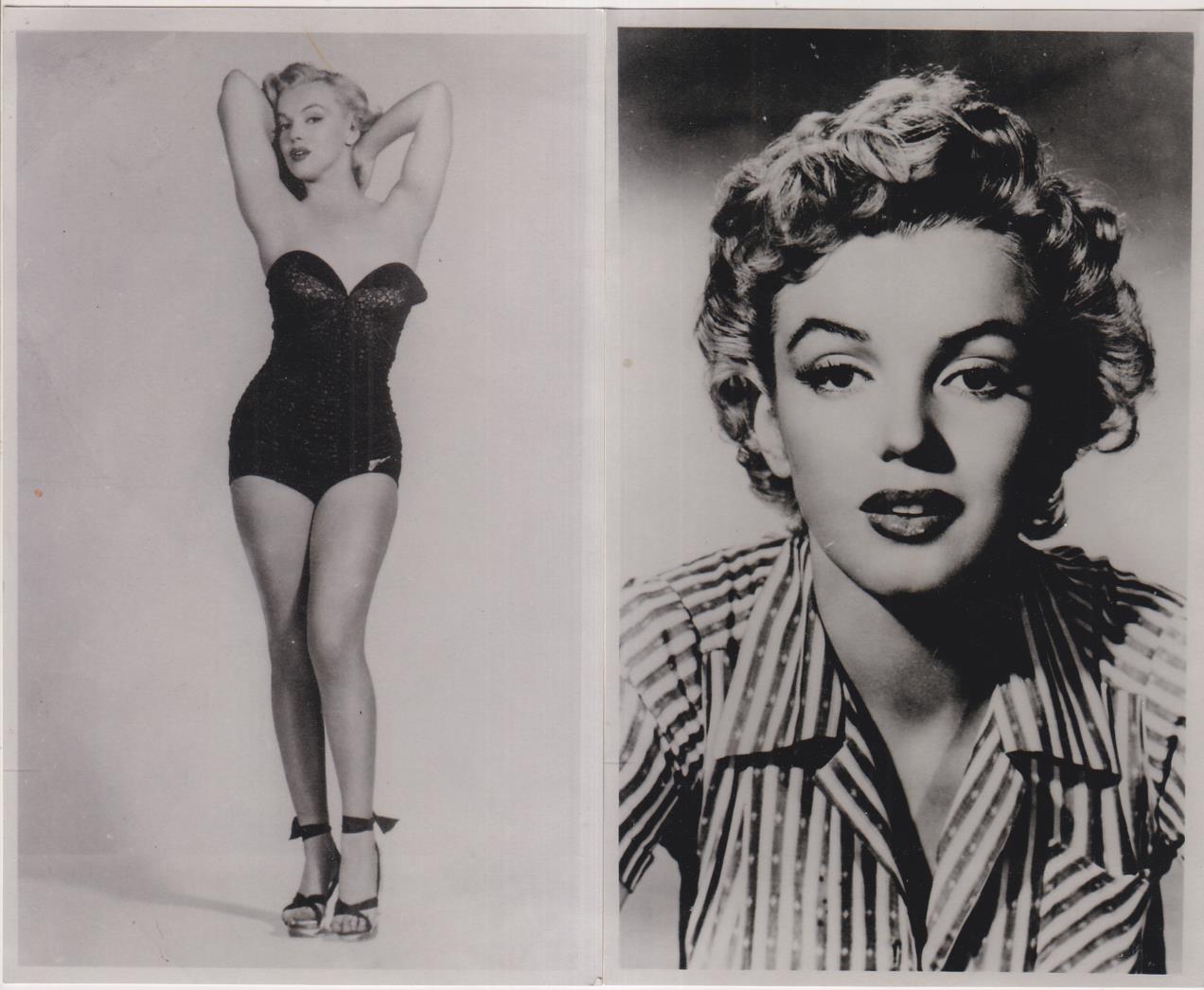 Marilyn Monroe. 2 Fotografías (17,5x11,5) Años 90