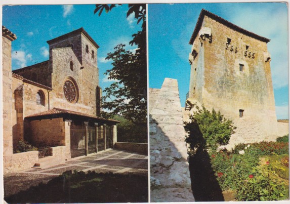 Castilla y León. Colegiata torreón. Siglo X y XV. Franqueado y Fechado Ago. 1978. destino: Barcelona