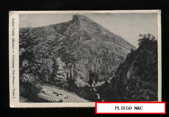 Postal-Librito. nº 28. Covadonga: D. Pelayo por Martín Andreu Valdés. (14,5x9) año 1932