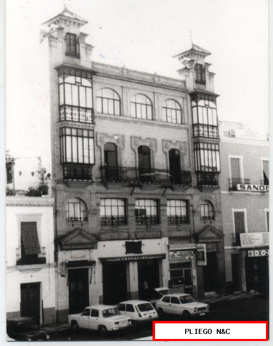 Fotografía (12,5x9) Sevilla. Plaza del Altozano. Fotógrafo Agudeló-Sevilla. Años 70
