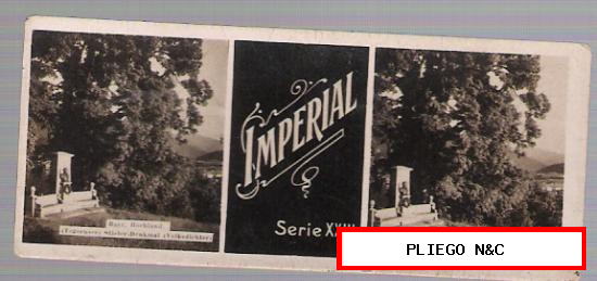 Cromo fotografía. Publicidad de Imperial. Serie XXIII