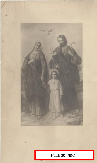 Fotografía antigua (22x14) Al dorso Librería Religiosa. M. Macia-Sevilla. siglo XIX