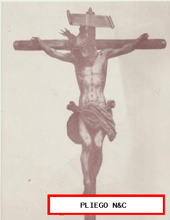 El Cristo del Amor. (16x12,5 cm.) Primera mitad siglo XX