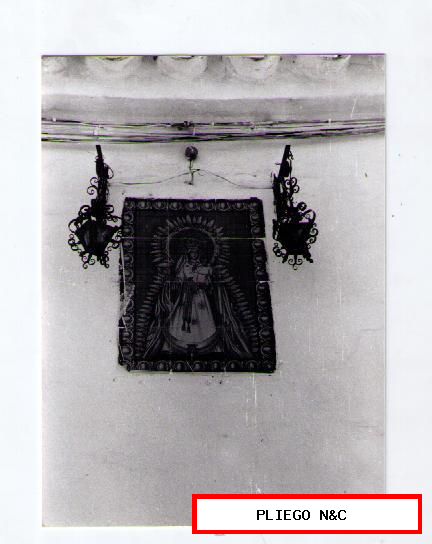 Mozaico de la Virgen. Castilleja de Guzmán. (12x9) Fotógrafo Agudelo. años 60