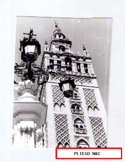 Fotógrafo Agudelo. La giralda. Fotografía 12x9. Años 60-70. Sevilla