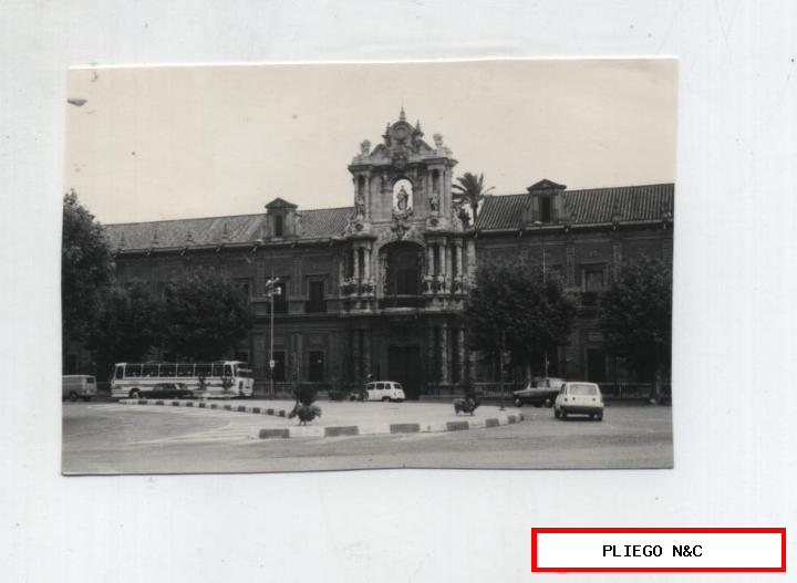 Fotógrafo Agudeló. Palacio de San Telmo. Juan Talavera (reforma) Escultor A. Susillo. 12x9. Sevilla
