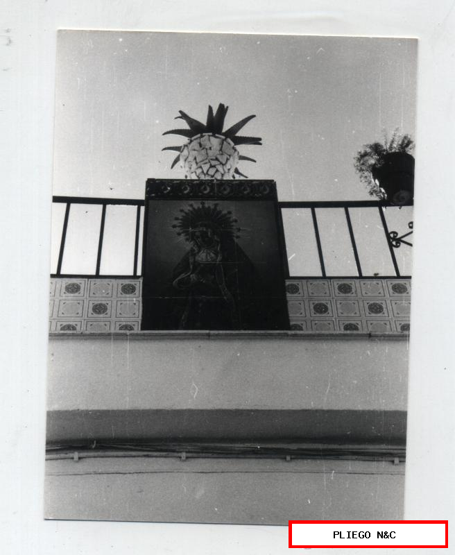 Fotógrafo Agudeló. Castilleja de Guzmán-Virgen (?) 12x9. Sevilla años 60-70