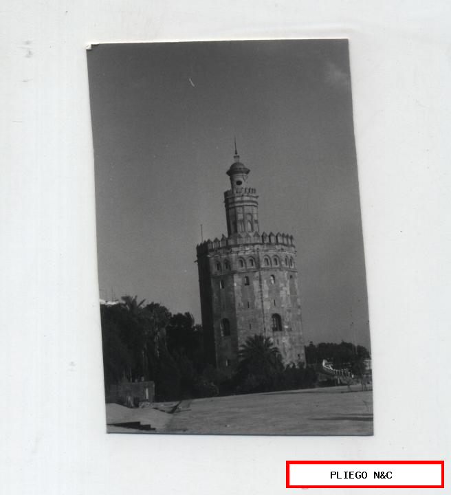 Fotógrafo Agudeló. Torre del oro 11x8. Sevilla años 60-70