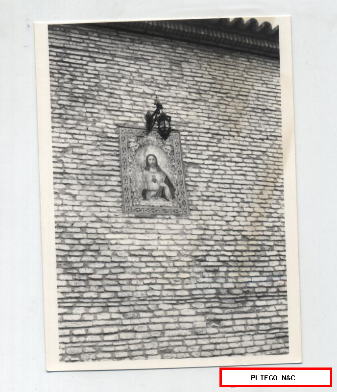 Fotógrafo Agudeló. Castilleja de la Cuesta. Corazón de Jesús. Iglesia de Santiago El Mayor. 12x9. años 70