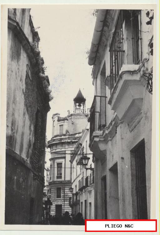 fotografía (9x12) calle san Felipe. Fotógrafo Agudelo. Años 60-70